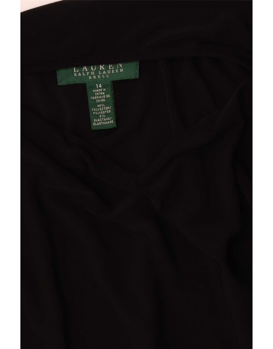 Rochie pentru femei Ralph Lauren US 14 XL poliester negru
