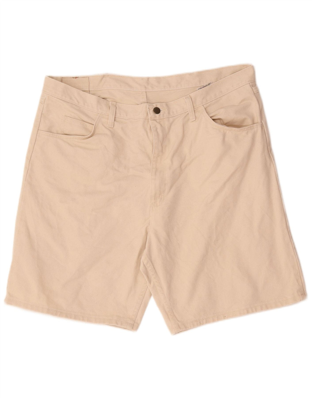 Pantaloni scurți din blugi pentru bărbați Wrangler W40 XL, bumbac, bej