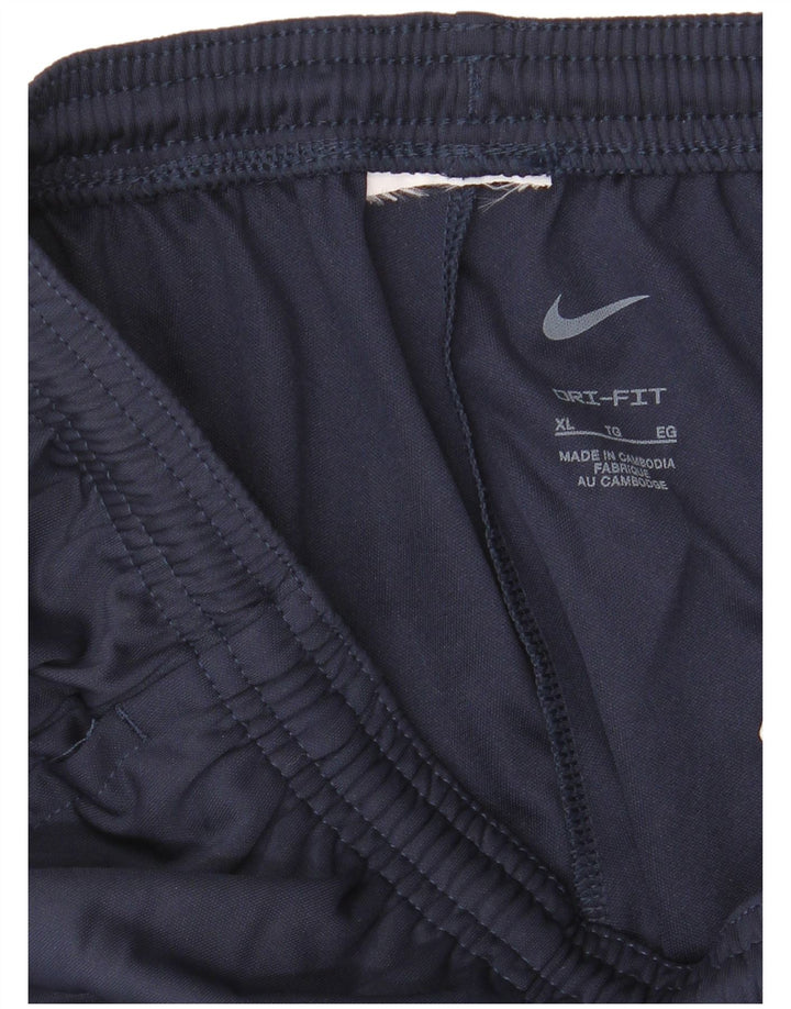 Pantaloni de trening NIKE Dri Fit pentru femei UK 18 XL bleumarin