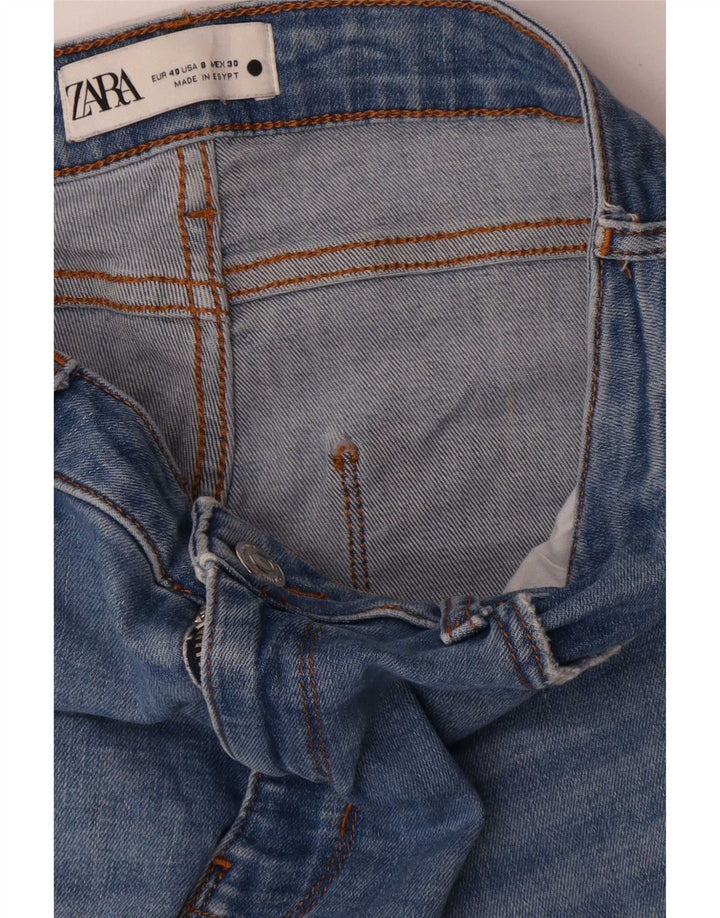 Blugi Zara Femei Bootcut EU 40 Medium W30 L28 Albastru