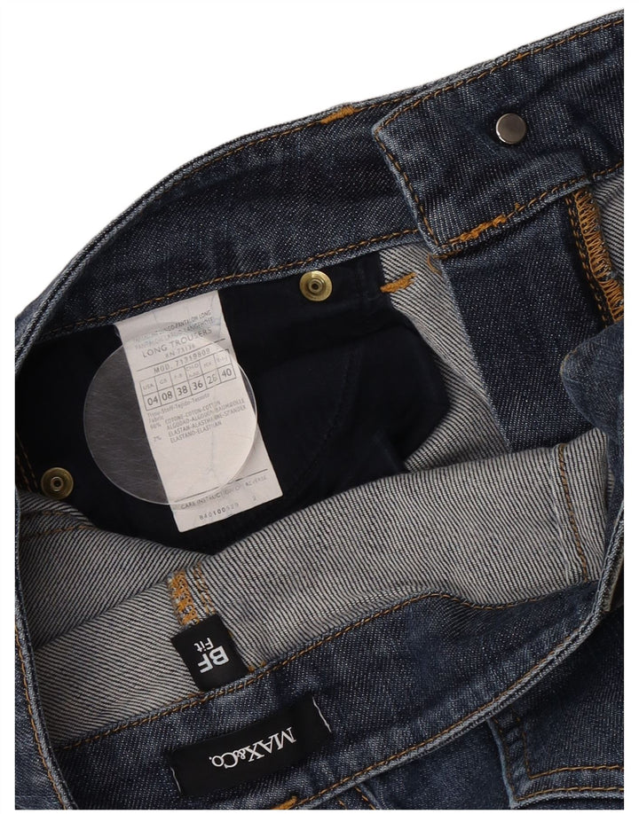 Max & Co. Blugi Bootcut pentru femei UK 8 Small W28 L29 Blue Bumbac