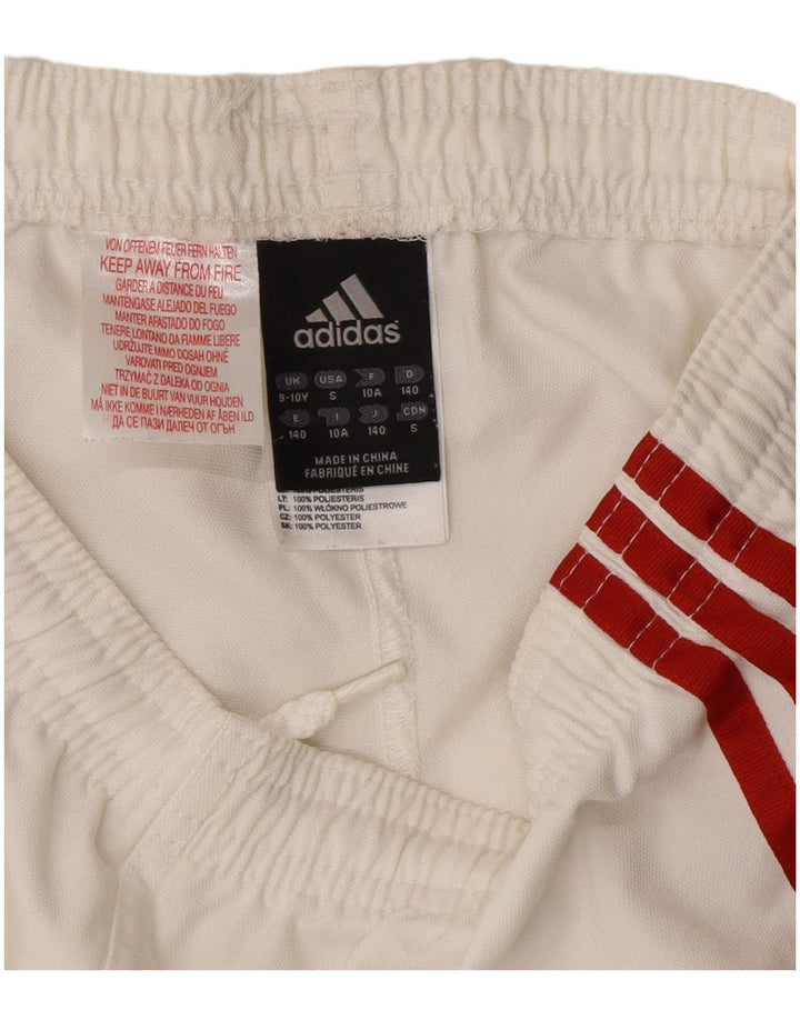 Pantaloni scurți sport Adidas Climacool pentru băieți 9-10 ani, alb, poliester
