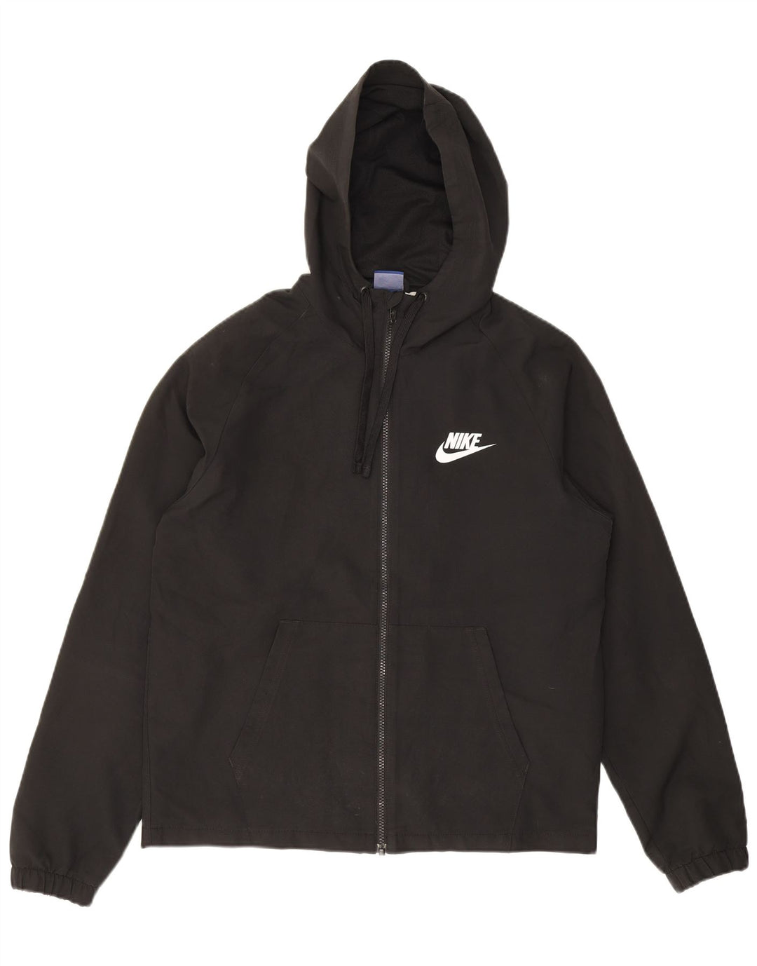 Jachetă de trening cu glugă Nike pentru bărbați, poliester mediu negru