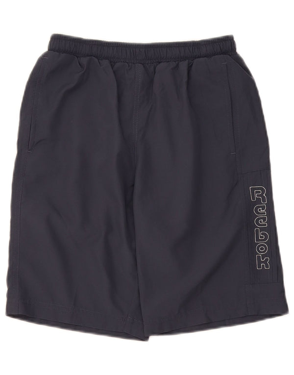 Pantaloni scurți sport Reebok Classic Graphic pentru băieți 9-10 ani, gri poliester