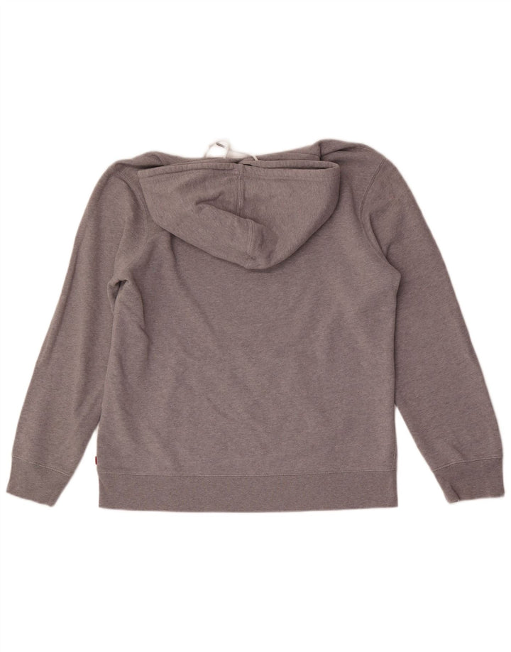 Pulover Levi's pentru bărbați, cu capota, mare, gri, bumbac