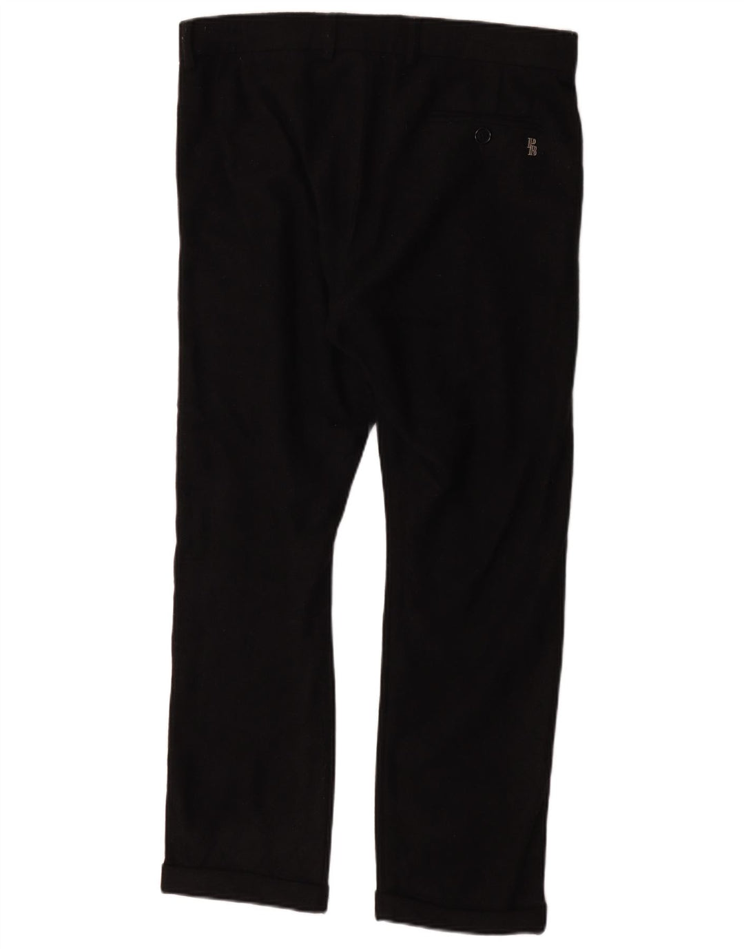 Pantaloni drepți pentru bărbați Pierre Balmain L32 L27 Black Classic