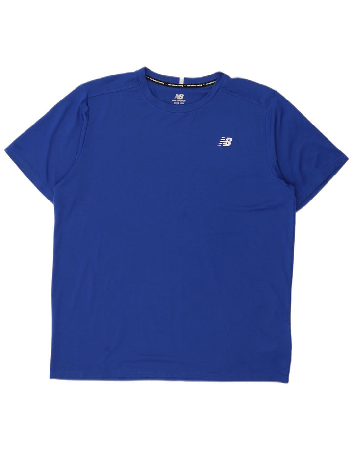 Tricou pentru bărbați NEW BALANCE Top XL Albastru Poliester