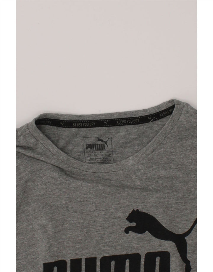 Tricou grafic Puma pentru băieți Top 11-12 ani gri