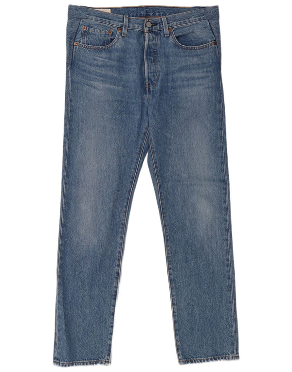 Blugi drepti pentru bărbați Levi's 501 W27 L30 Bumbac albastru