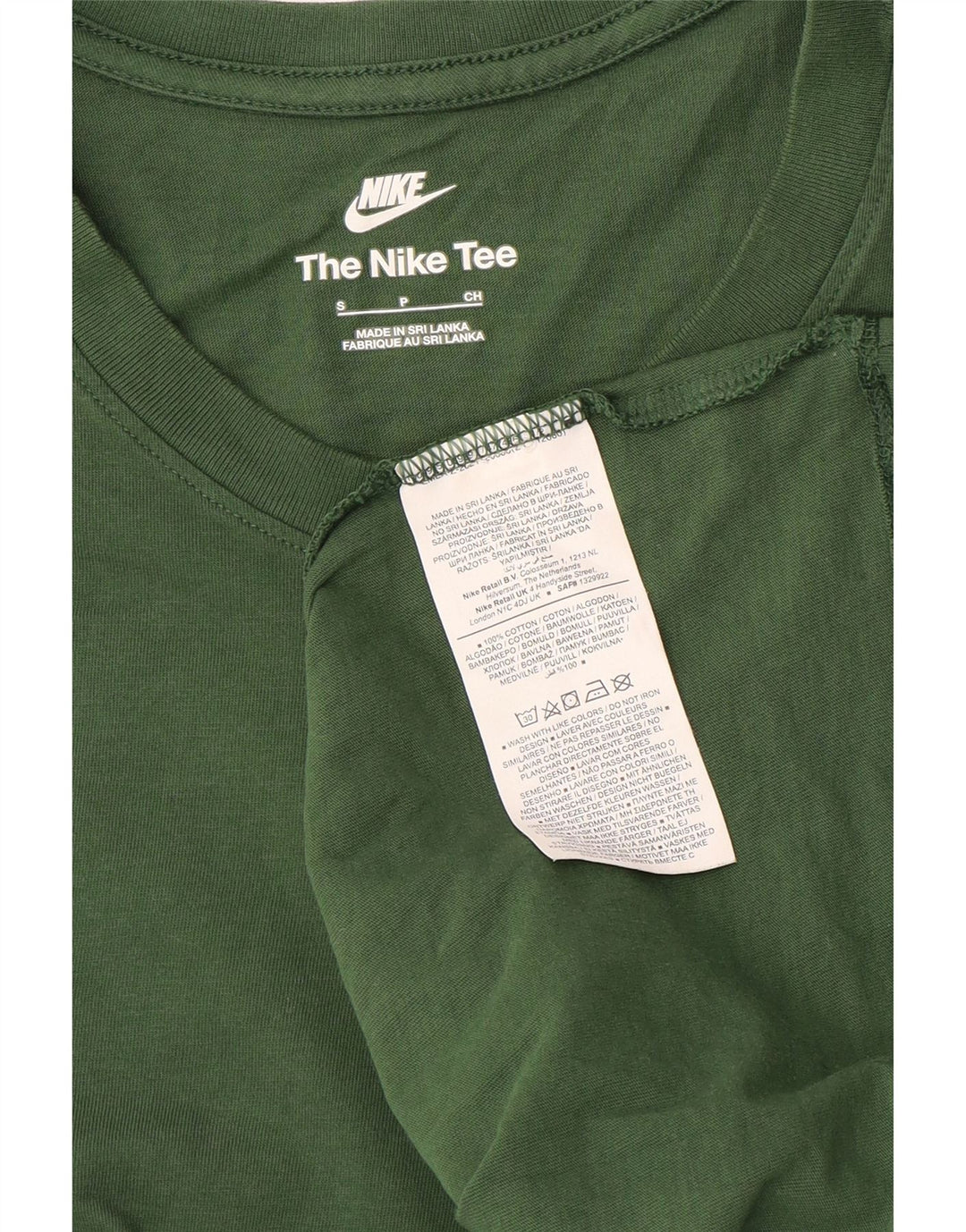 Tricou pentru bărbați Nike Top mic verde bumbac