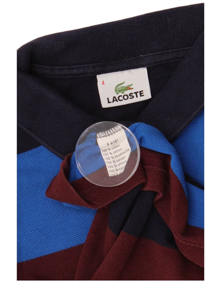 Tricou polo Lacoste Rugby pentru bărbați Mărimea 4 Mediu, în dungi, multicolore