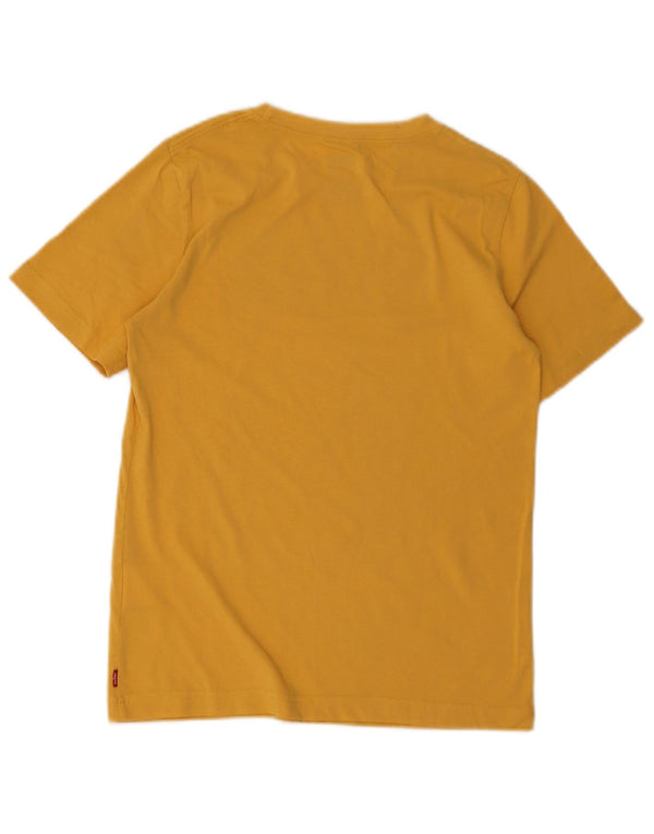Levi's Boys Graphic T-Shirt Top 13-14 Years Yellow Cotton