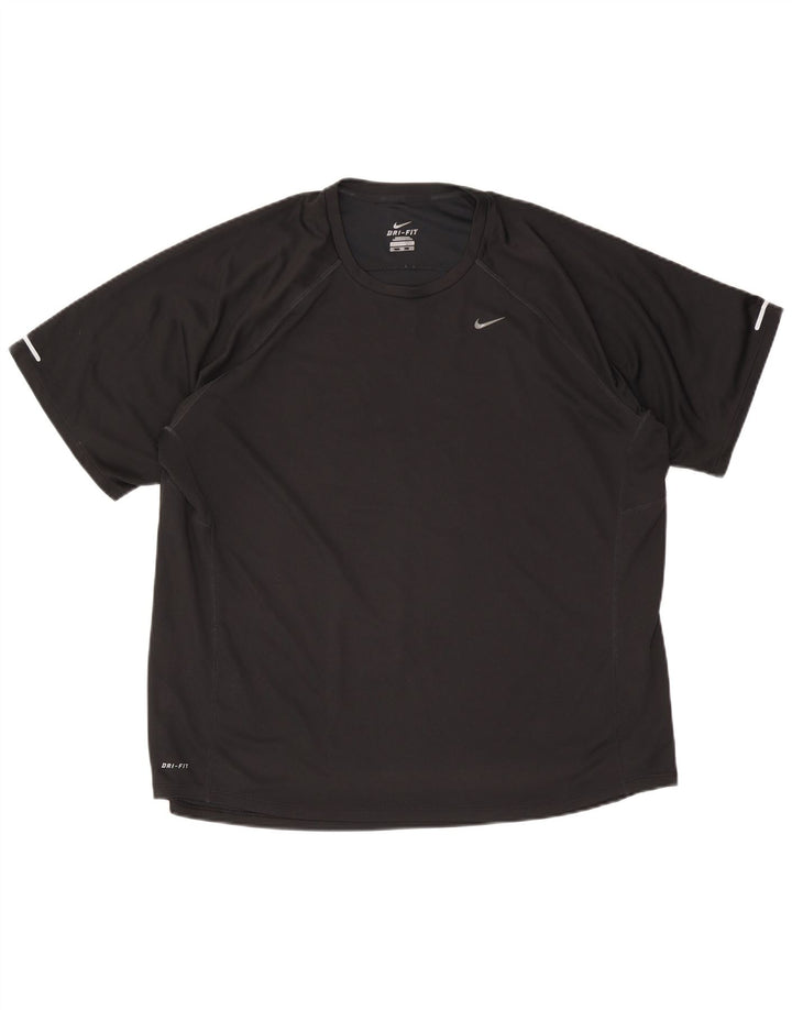 Tricou pentru bărbați Nike Dri Fit Top 2XL poliester negru