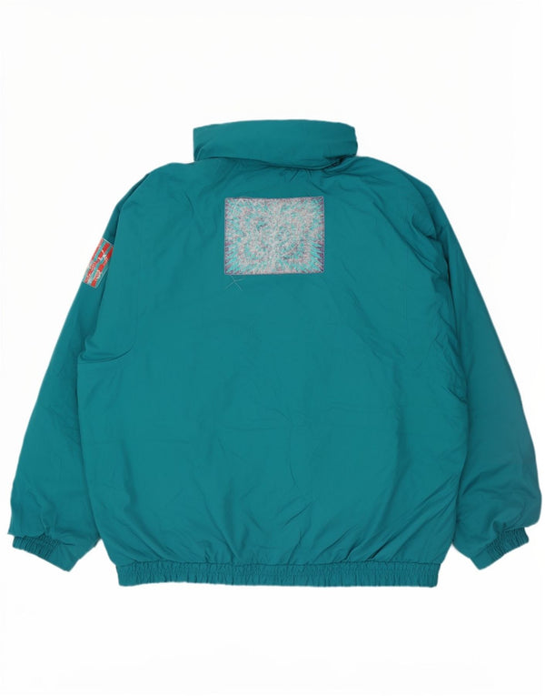 Jachetă de schi căptușită pentru bărbați Sergio Tacchini UK 42 XL Poliester verde