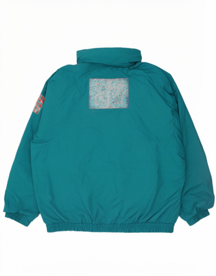 Jachetă de schi căptușită pentru bărbați Sergio Tacchini UK 42 XL Poliester verde