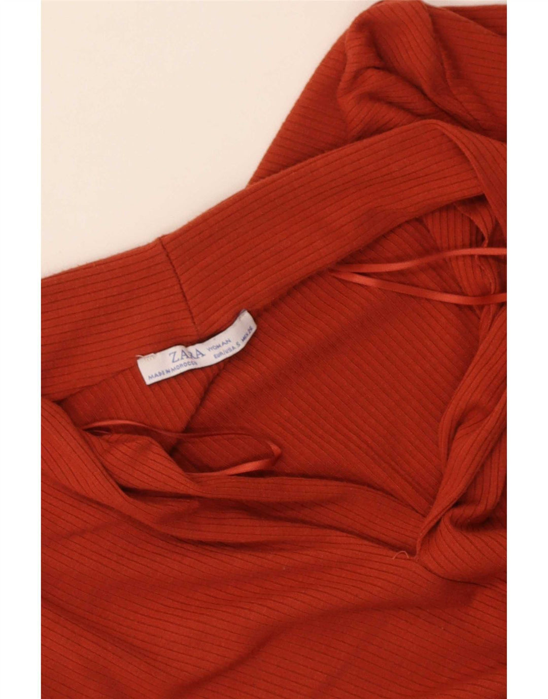 Bluză pentru femei Zara UK 8 Small Orange