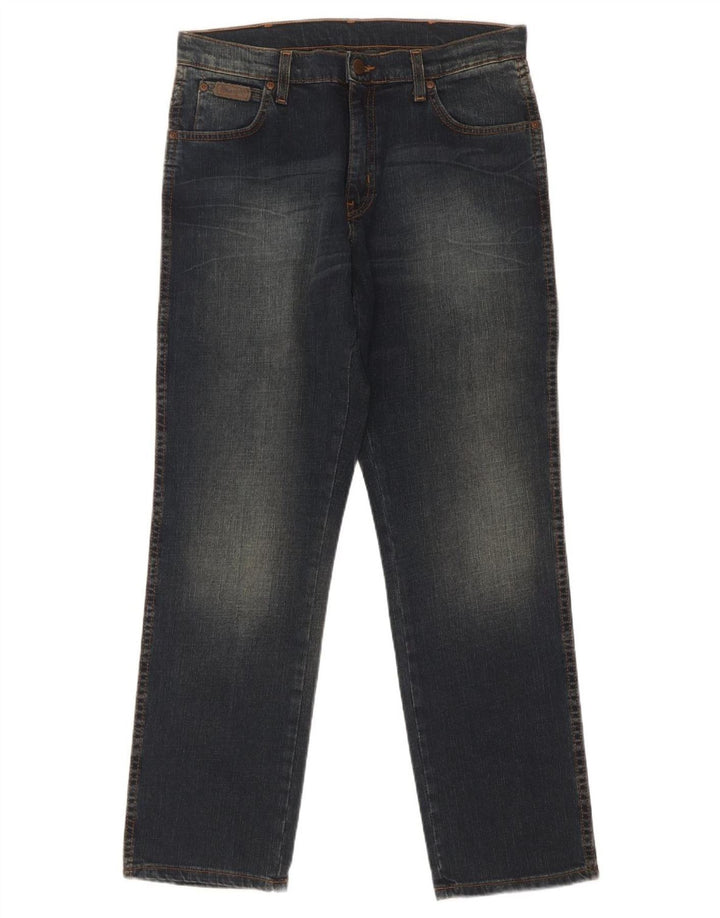 Blugi drepte stretch pentru bărbați Wrangler Texas W32 L30 bleumarin