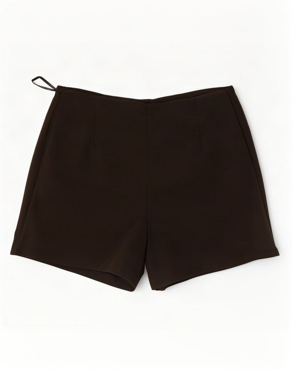 Pantaloni scurți casual pentru femei cu talie înaltă Zara Medium W28 maro