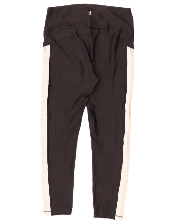 Leggings capri grafic Under Armour pentru femei UK 12 Medium Black Colorblock