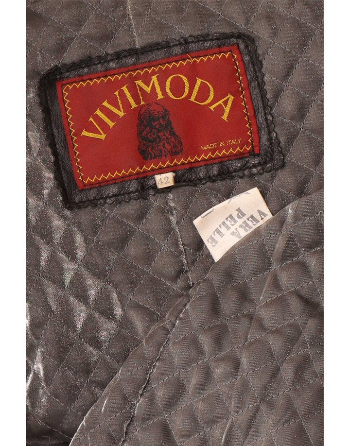 Jachetă militară supradimensionată pentru femei Vintage IT 42 Medium Black