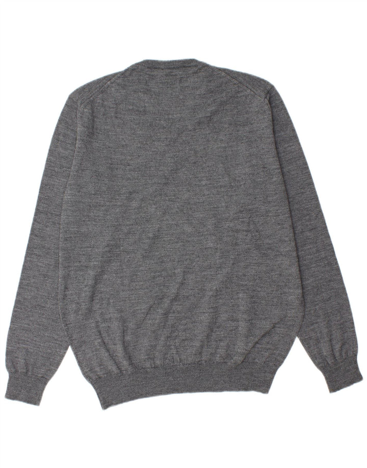Pulover pentru bărbați Dack's cu decolteu în V, 2XL, lână gri