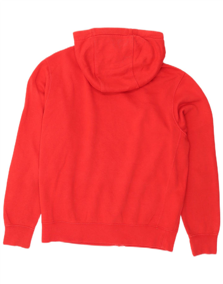 Pulover Nike pentru bărbați, cu fermoar, bumbac, roșu