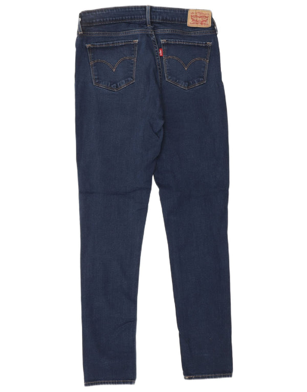 Blugi skinny 711 pentru femei LEVI'S W28 L30 bumbac bleumarin