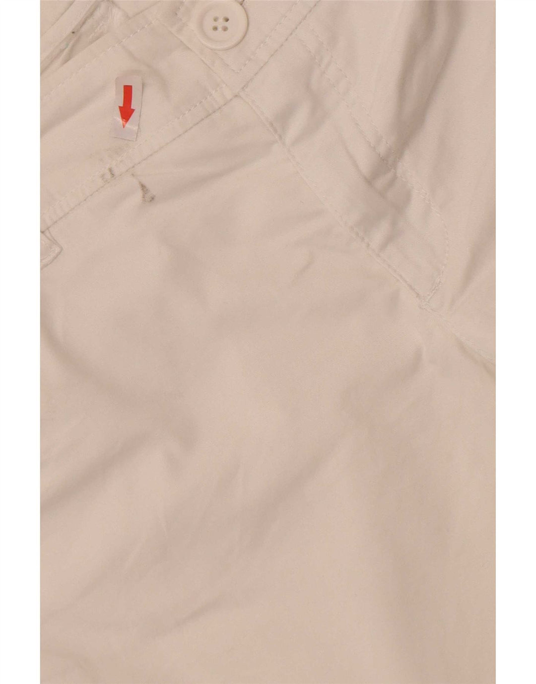 Pantaloni casual pentru femei Benetton Bootcut IT 44 Medium L32 L32 Bumbac alb