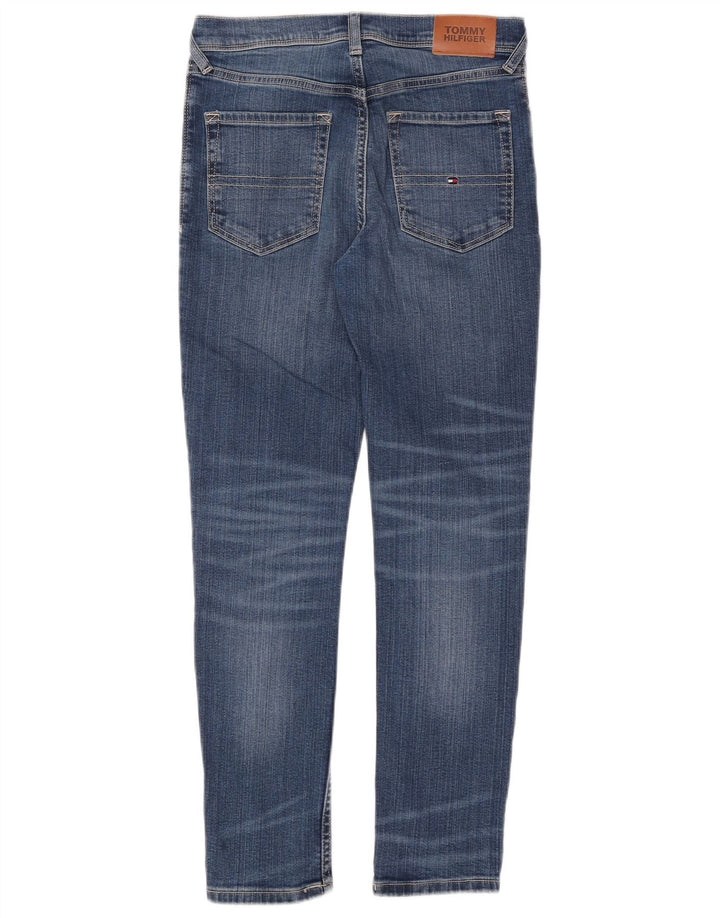 TOMMY HILFIGER Blugi slim pentru fete 11-12 ani W26 L26 albastru bumbac