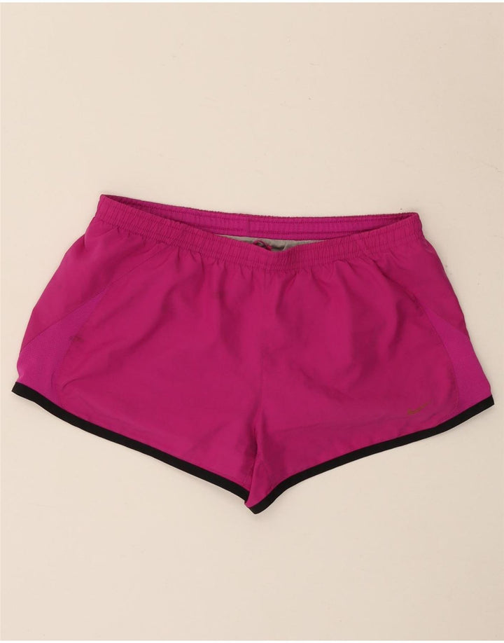 Pantaloni scurti sport Nike pentru femei UK 12 Poliester violet mediu