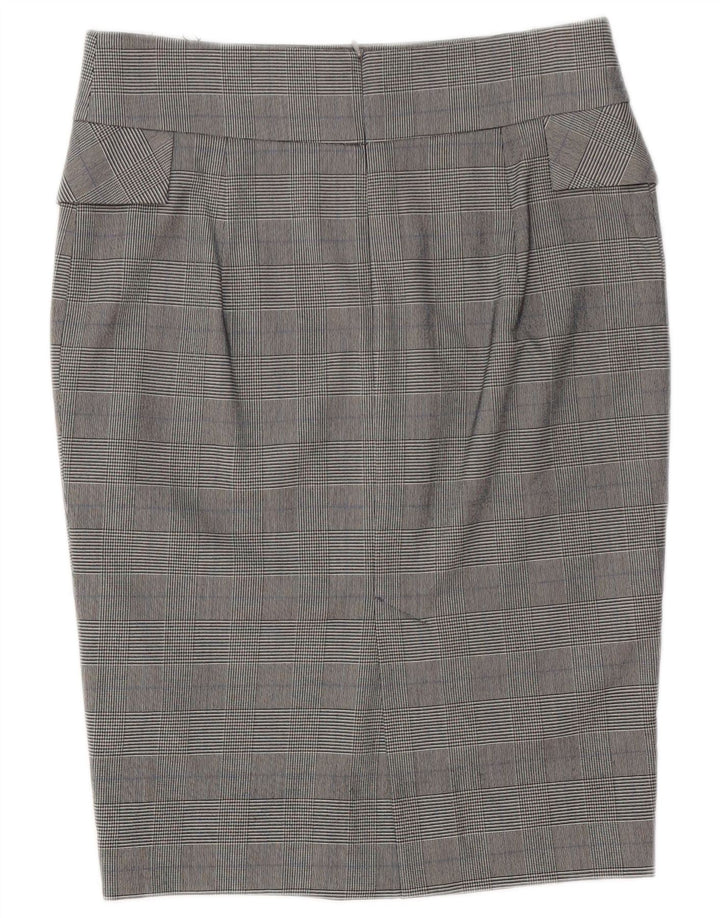 Fusta Creion Midi pentru Damă Zara Medium W30 Gri Check