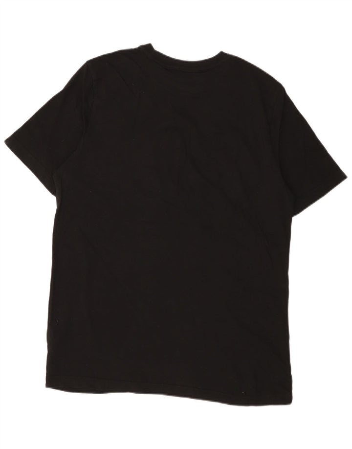 Tricou grafic Puma pentru bărbați Top mediu negru bumbac