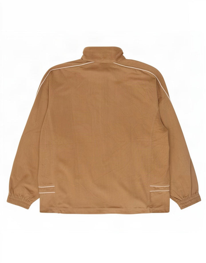Jachetă de trening Diadora pentru bărbați din velur IT 56 2XL Bej Poliester