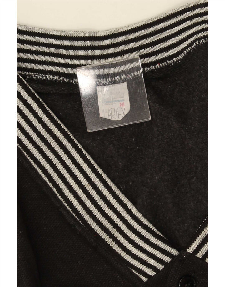 Pulover Cardigan Vintage pentru bărbați, mediu negru