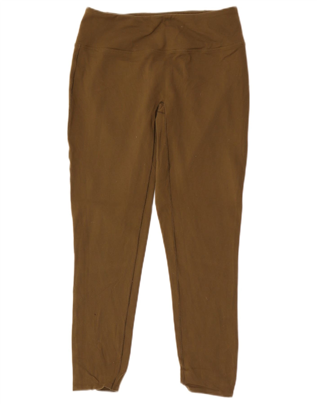Leggings cu grafică pentru femei REEBOK UK 10 Small Khaki Nylon