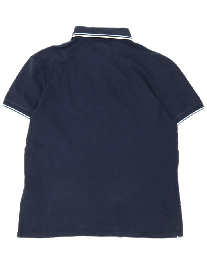 Cămașă polo Fred Perry pentru bărbați, mare, albastru bleumarin, bumbac