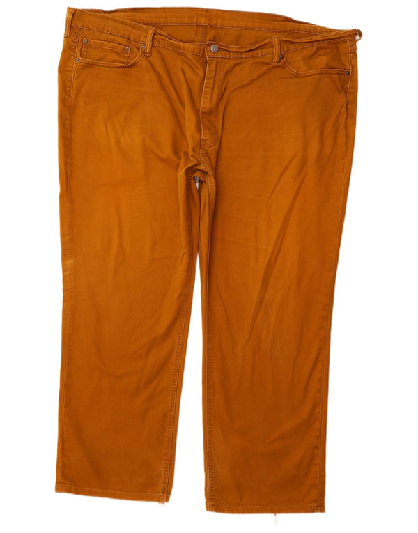 Pantaloni casual drepti pentru bărbați Levi's 541 W50 L29 bumbac maro