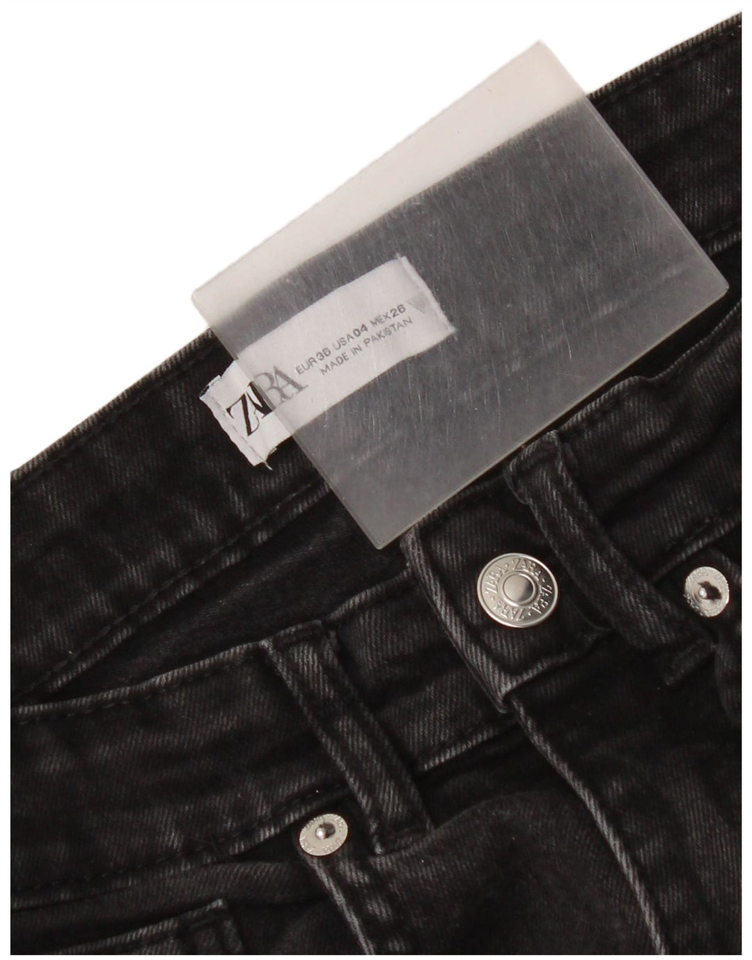 Blugi Zara Femei Bootcut EU 36 XS W26 L25 Negri