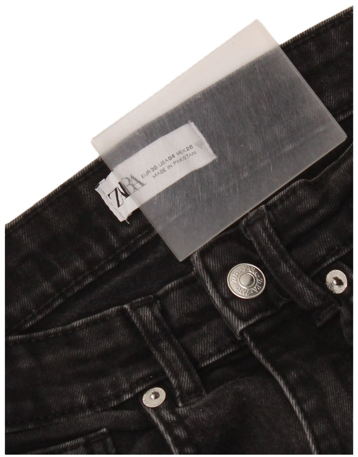Blugi Zara Femei Bootcut EU 36 XS W26 L25 Negri