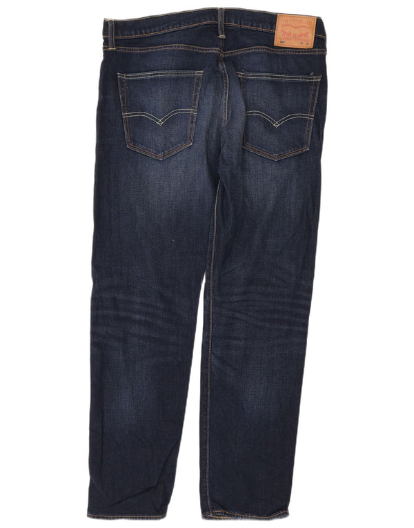 Blugi conici pentru bărbați Levi's 502 W36 L32 bumbac bleumarin