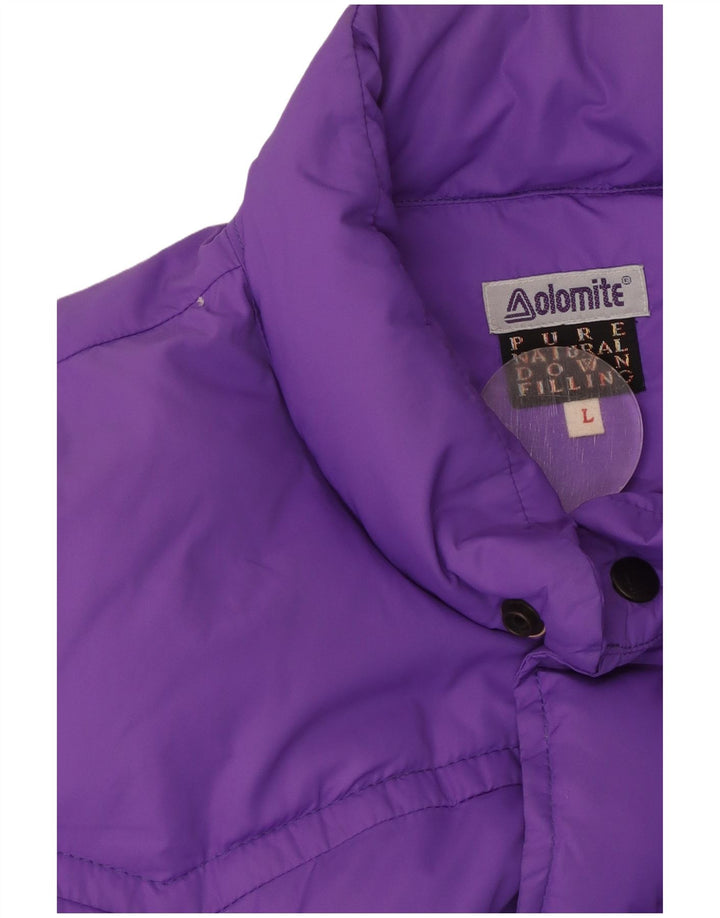Gilet căptușit pentru femei Dolomite UK 16 Large Purple