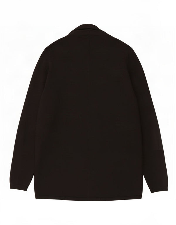 Pulover cardigan deschis pentru femei Zara UK 10 Small Black Viscose