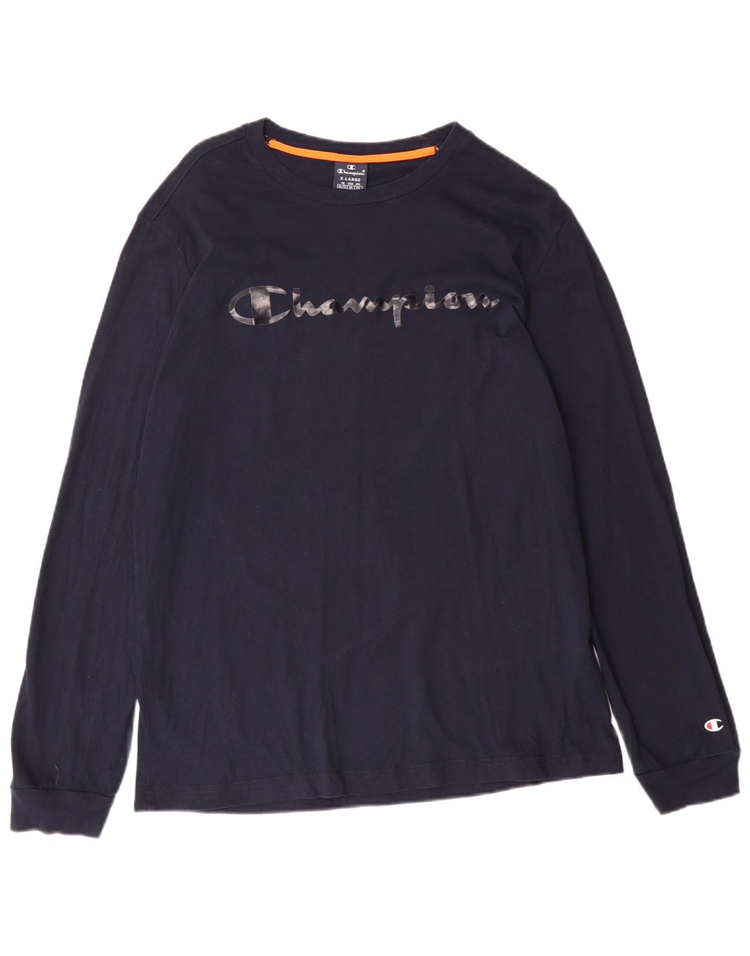 Tricou grafic Champion pentru femei Top XL Bumbac bleumarin