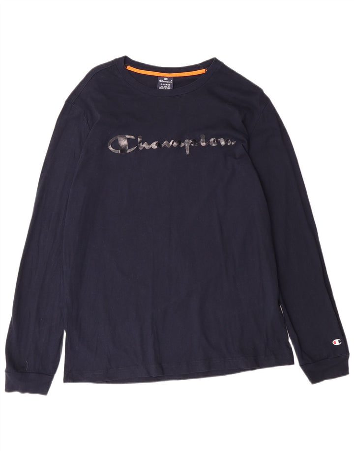 Tricou grafic Champion pentru femei Top XL Bumbac bleumarin