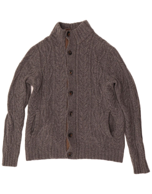 Pulover cardigan Massimo Dutti pentru femei UK 14 Gri mediu