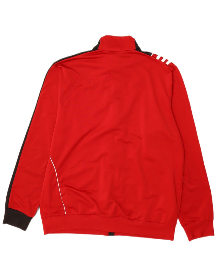 Jachetă de trening pentru bărbați ADIDAS UK 46/48 XL Poliester color bloc roșu