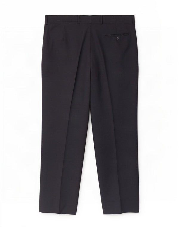 Pantaloni de costum drepți pentru bărbați Marks & Spencer W36 L31 bleumarin cu dungi