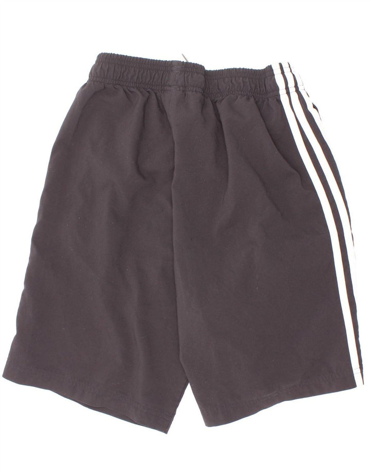 Pantaloni scurți sport adidas băieți 13-14 ani poliester negru