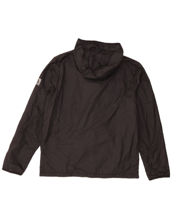 Jachetă de trening pentru bărbați Reebok cu glugă, mare, negru, poliester
