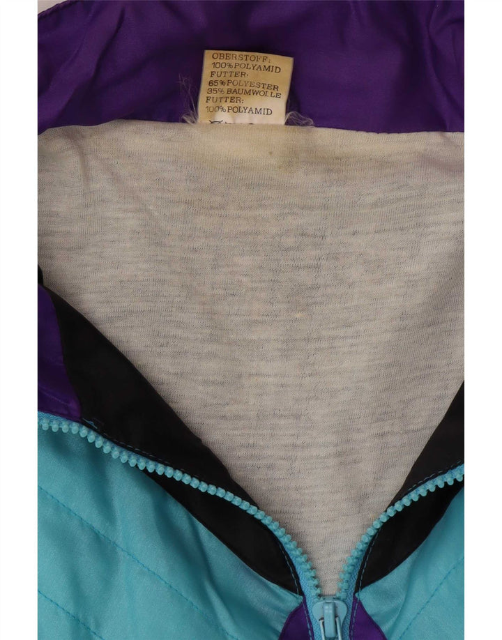 Trening Vintage pentru bărbați, XL, albastru, poliamidă, bloc de culoare, retro
